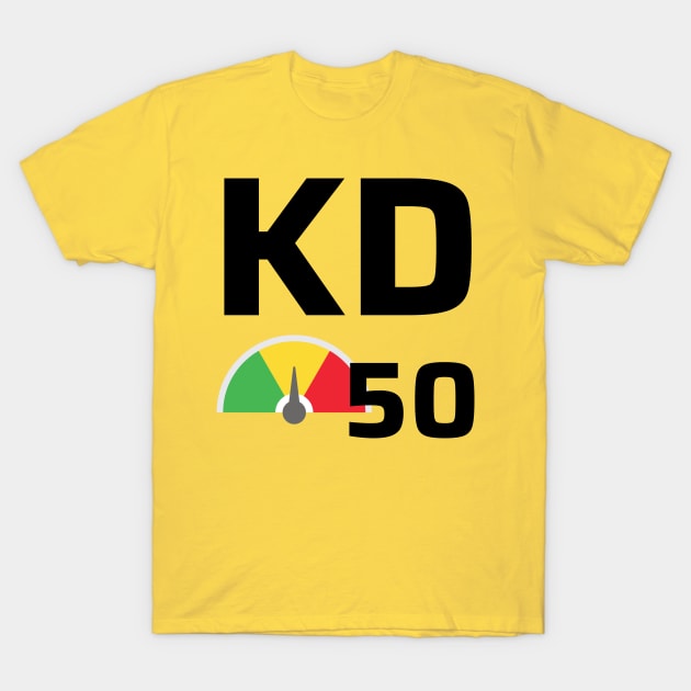 Keyword Difficulty 50 T-Shirt by CyberChobi